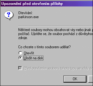 [Obr: mswarning.gif (12030 Bytes)]