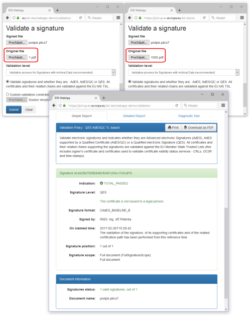 Oba dokumenty maj stejn (platn) podpis