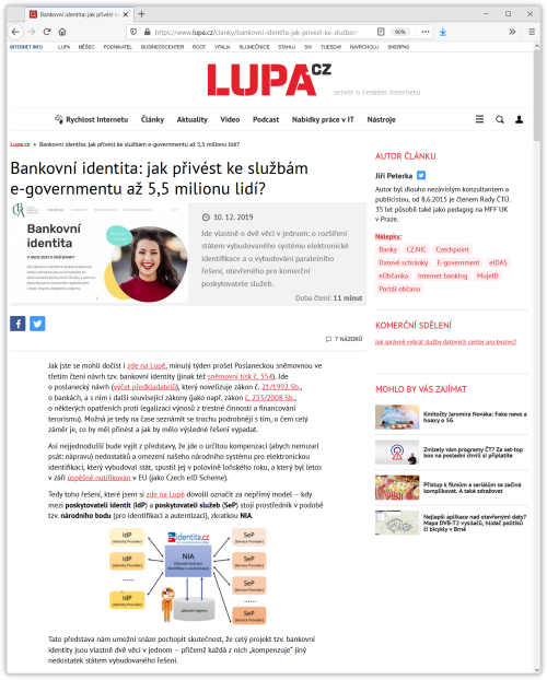 nhled lnku na serveru, kde byl publikovn