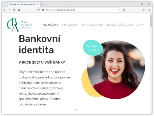 Projekt bankovní identity