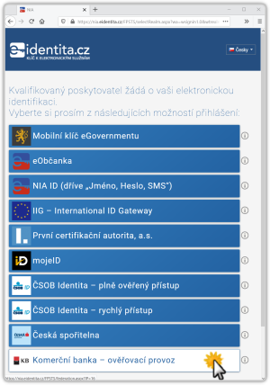 V nabdce je nov i monost pihlen pes elektronickou identitu Komern banky