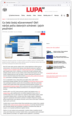 nhled lnku na serveru, kde byl publikovn