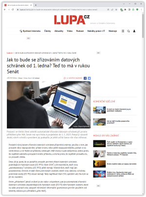 nhled lnku na serveru, kde byl publikovn